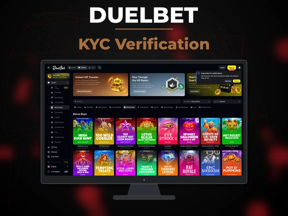 Duelbet - KYC Verification