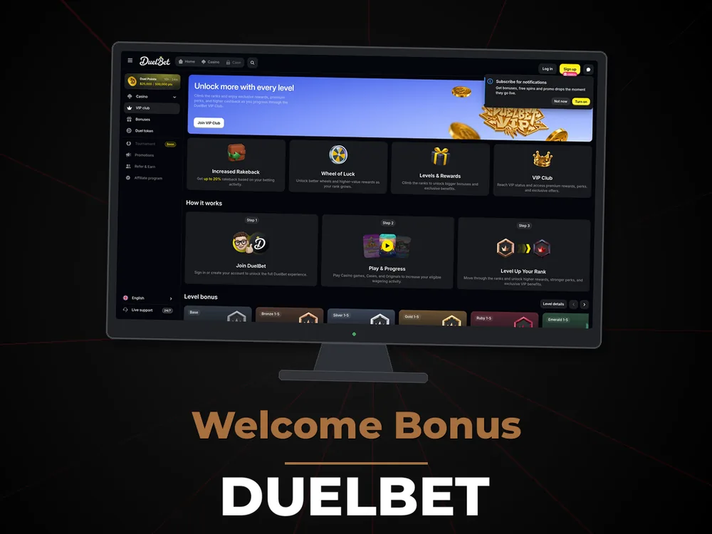 Duelbet - Welcome Bonus